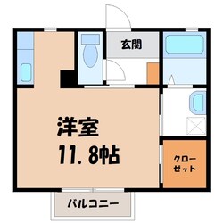 小金井駅 徒歩5分 1階の物件間取画像
